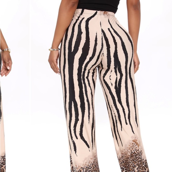 Pattern wide pant - Picture 5 of 6